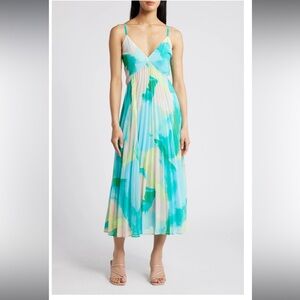 Chelsea28 Floral Pleated Sundress Size XL.